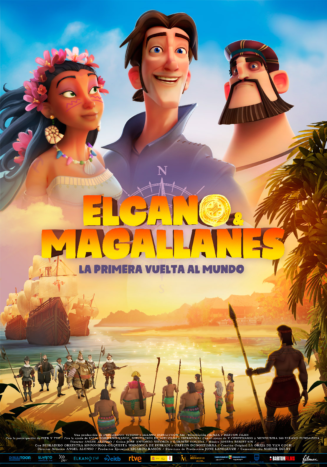 Elcano y Magallanes cartel película